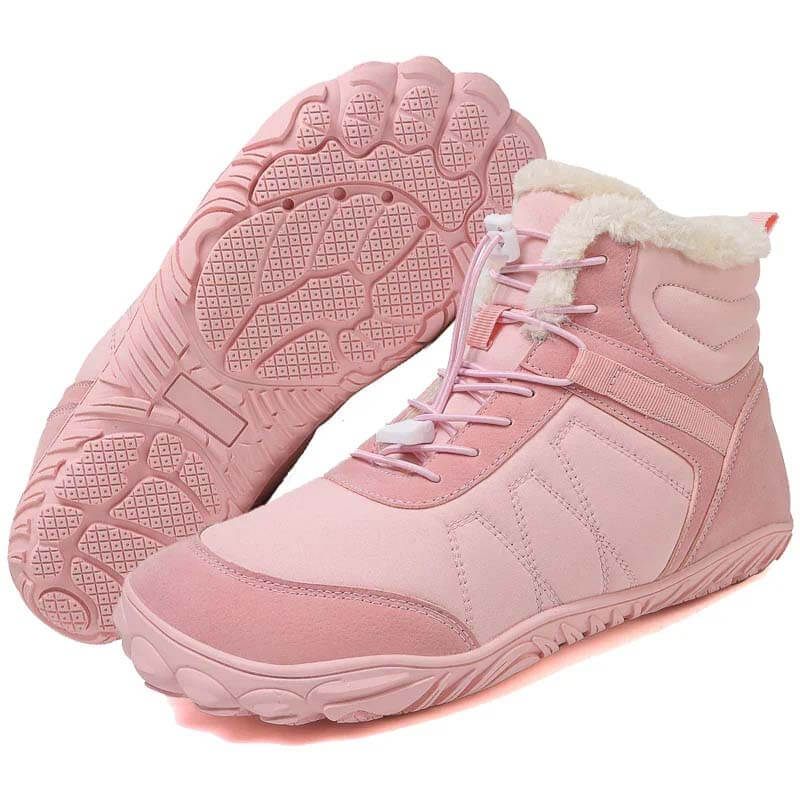 Außenschnee Stiefel Dicke Sohle Baumwollschuhe Wanderschuhe Schuhe Schuhschuh nicht rutsch und wasserdicht im Winter Barfußschuh (Unisex)