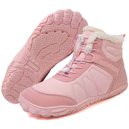 Außenschnee Stiefel Dicke Sohle Baumwollschuhe Wanderschuhe Schuhe Schuhschuh nicht rutsch und wasserdicht im Winter Barfußschuh (Unisex)