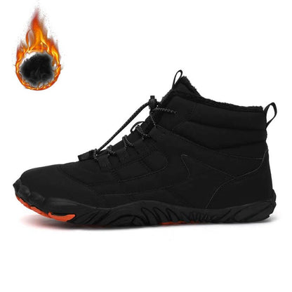 Winter Outdoor Plus Velvet Hiking Shoes Footwear Thick Warm Non-slip & Waterproof Winter Barefoot Shoe (Unisex)