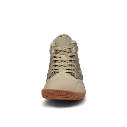 Snow Boots Winter Warm Mid-Tube Hiking Shoes Footwear Non-slip & Waterproof Winter Barefoot Shoe (Unisex)