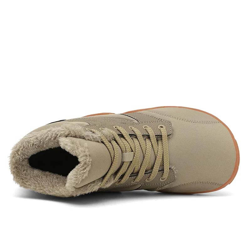 Snow Boots Winter Warm Mid-Tube Hiking Shoes Footwear Non-slip & Waterproof Winter Barefoot Shoe (Unisex)