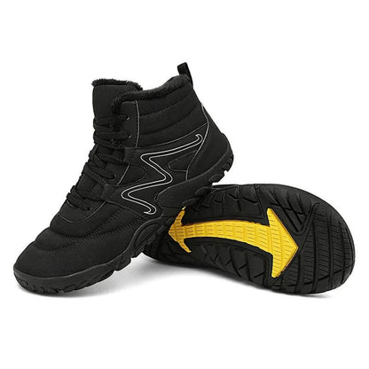 Winter Schneestiefel warme High-Top-Wanderschuhe Schuhe Nicht rutsch und wasserdichte Winter Barfußschuh (Unisex)