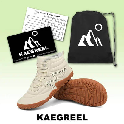 Winter Schneestiefel warme High-Top-Wanderschuhe Schuhe Nicht rutsch und wasserdichte Winter Barfußschuh (Unisex)