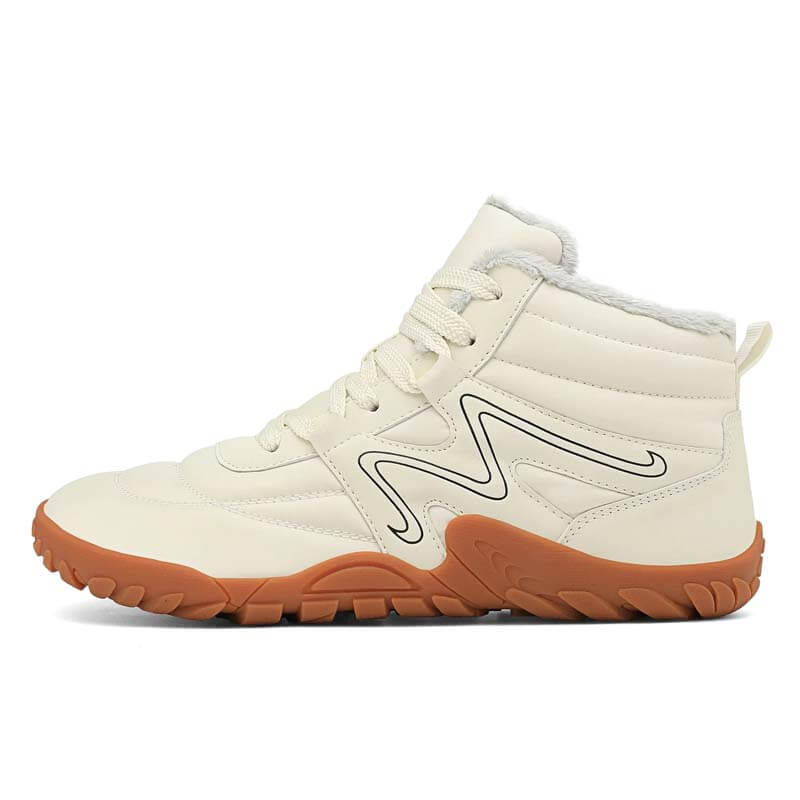 Winter Schneestiefel warme High-Top-Wanderschuhe Schuhe Nicht rutsch und wasserdichte Winter Barfußschuh (Unisex)