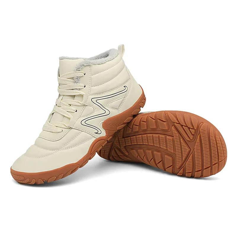 Winter Schneestiefel warme High-Top-Wanderschuhe Schuhe Nicht rutsch und wasserdichte Winter Barfußschuh (Unisex)