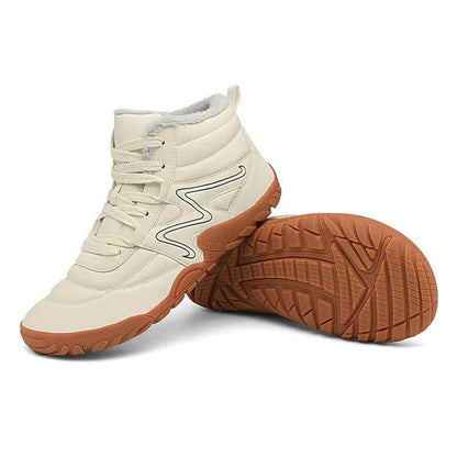 Winter Schneestiefel warme High-Top-Wanderschuhe Schuhe Nicht rutsch und wasserdichte Winter Barfußschuh (Unisex)