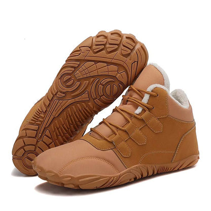 Winter im Freien Schneestiefel barfuß verdickter warmes Wanderschuhe Schuhe nicht rutschfestes und wasserdichtes Winter Barfußschuh (Unisex)