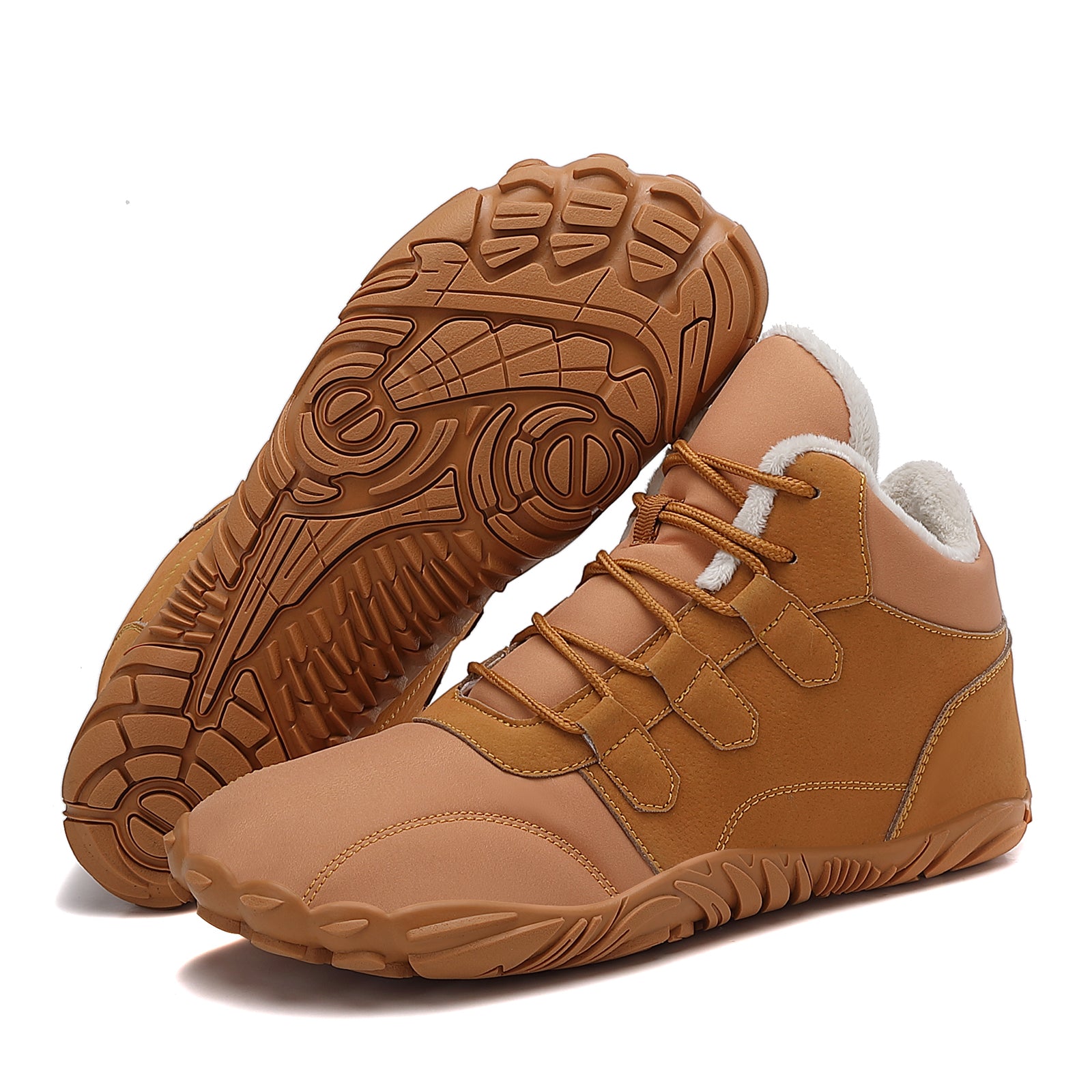 kaegreel winter barefoot shoes snow boots 31515 brown
