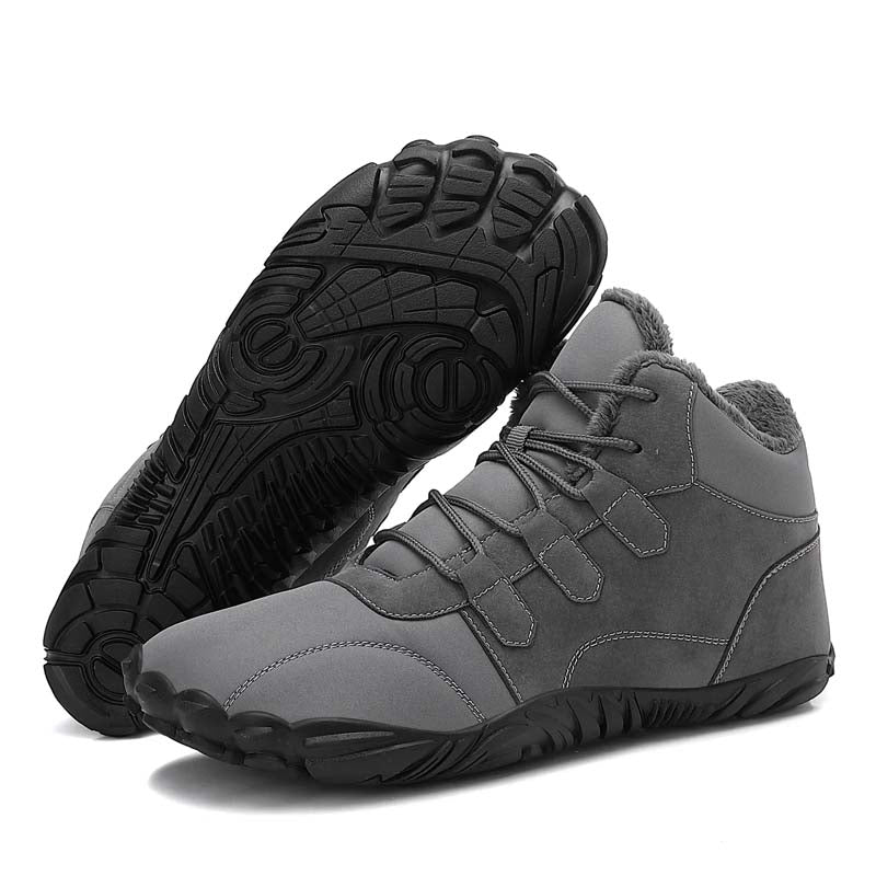 Winter im Freien Schneestiefel barfuß verdickter warmes Wanderschuhe Schuhe nicht rutschfestes und wasserdichtes Winter Barfußschuh (Unisex)