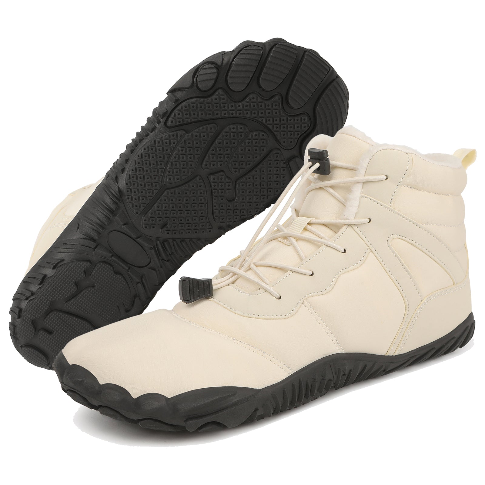 kaegreel winter barefoot shoes snow boots 31517 beige