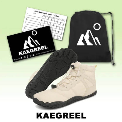 Winter im Freien warme Mountaineering-Schneestiefel tragen resistente mittelschwere Wanderschuhe Schuhwaren nicht rutsch und wasserdichte Winter Barfußschuh (Unisex)