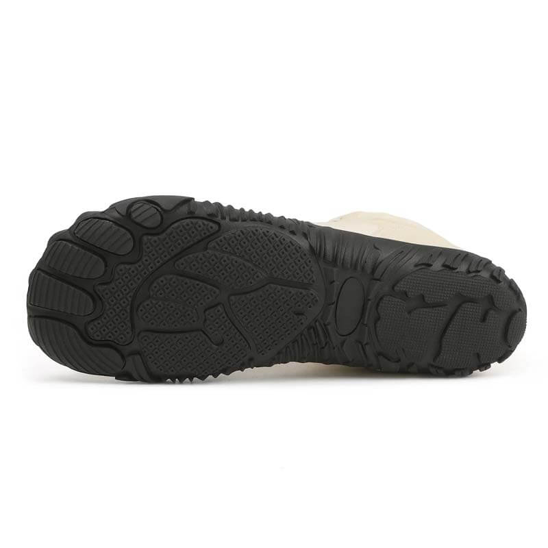 Winter im Freien warme Mountaineering-Schneestiefel tragen resistente mittelschwere Wanderschuhe Schuhwaren nicht rutsch und wasserdichte Winter Barfußschuh (Unisex)