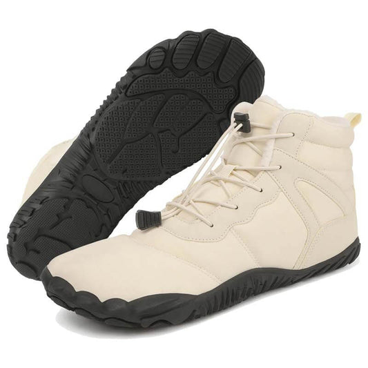 Winter im Freien warme Mountaineering-Schneestiefel tragen resistente mittelschwere Wanderschuhe Schuhwaren nicht rutsch und wasserdichte Winter Barfußschuh (Unisex)