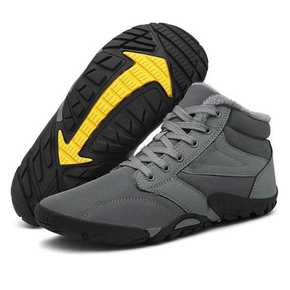 Snow Boots Winter Warm Mid-Tube Hiking Shoes Footwear Non-slip & Waterproof Winter Barefoot Shoe (Unisex)