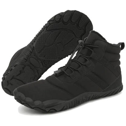Wanderschuhe Schuhe Schuhe Winter warme Schneestiefel lässig und wasserdichte Winter Barfußschuh (Unisex)
