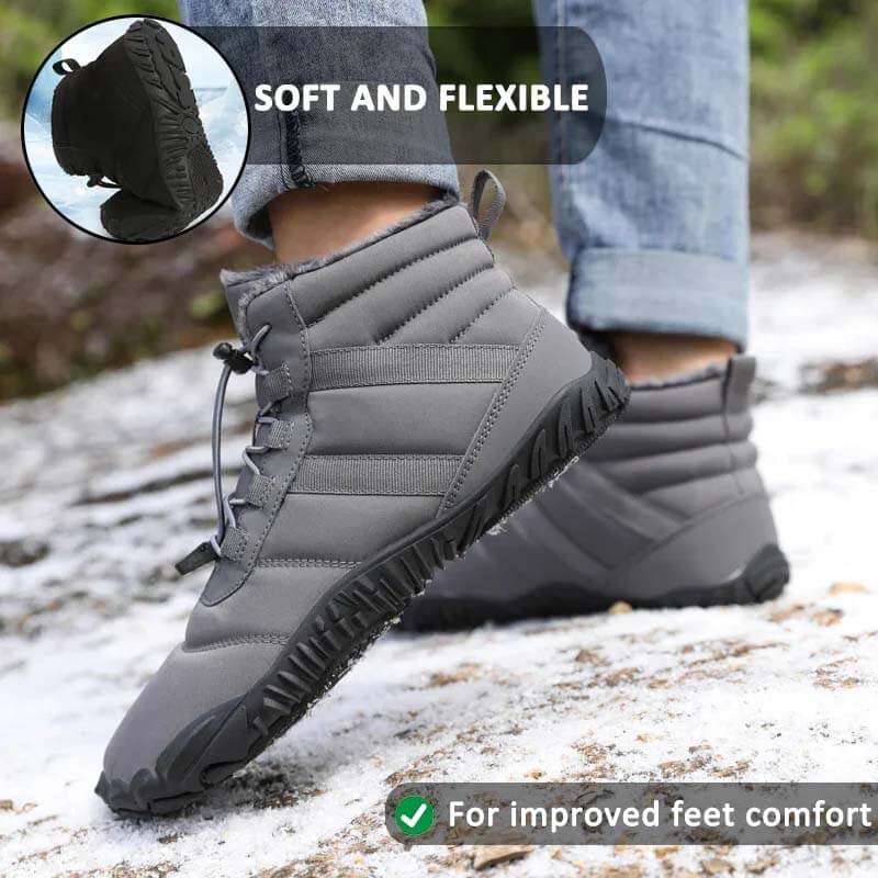 Wanderschuhe Schuhe Schuhe Winter warme Schneestiefel lässig und wasserdichte Winter Barfußschuh (Unisex)