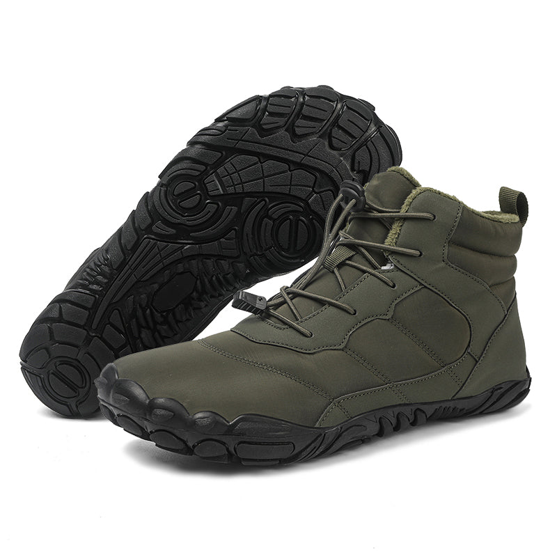 kaegreel winter barefoot shoes snow boots 31519 army green