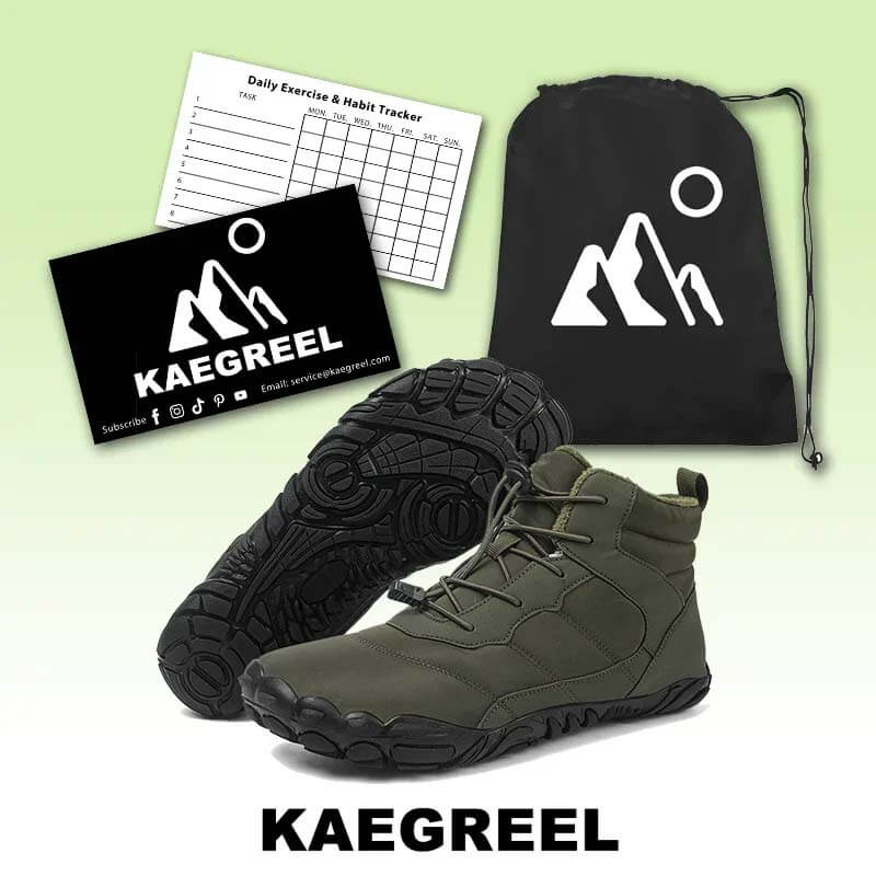 Thick Outdoor Snow Boots Warm Mountaineering Hiking Shoes Footwear Non-slip & Waterproof Winter Barefoot Shoe (Unisex)