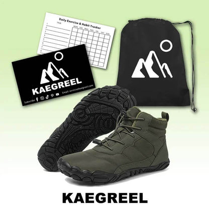 Thick Outdoor Snow Boots Warm Mountaineering Hiking Shoes Footwear Non-slip & Waterproof Winter Barefoot Shoe (Unisex)