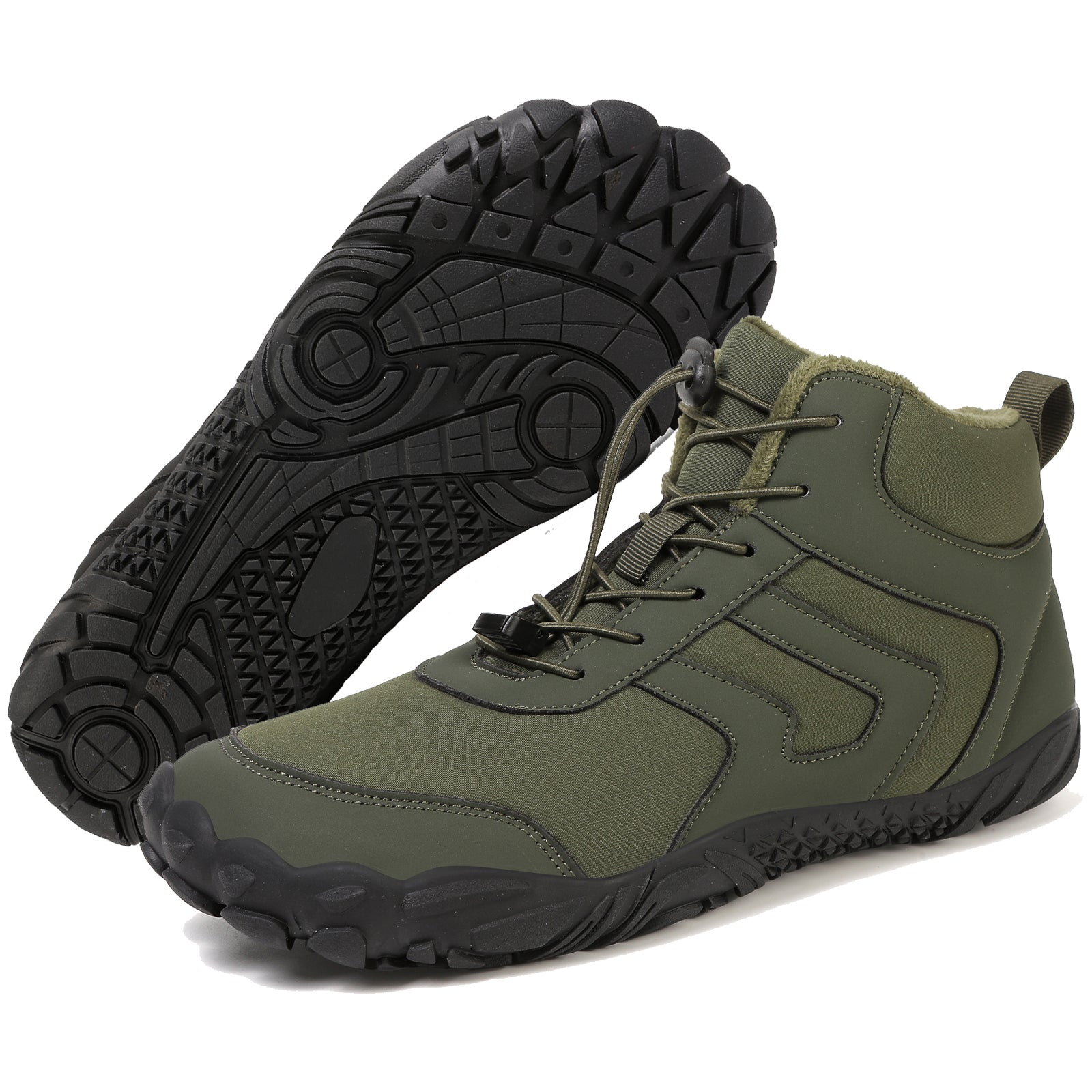 kaegreel winter barefoot shoes snow boots 31521 army green