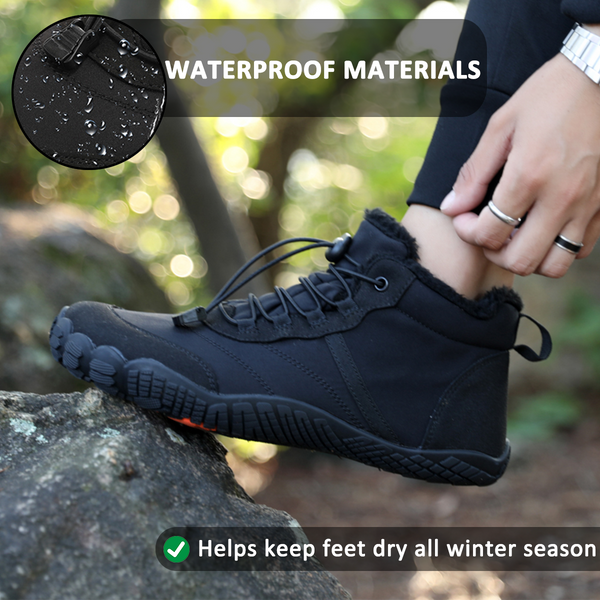 kaegreel winter barefoot shoes snow boots 31525 black 