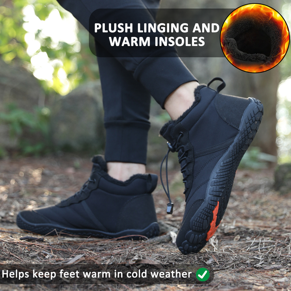 kaegreel winter barefoot shoes snow boots 31525 black 