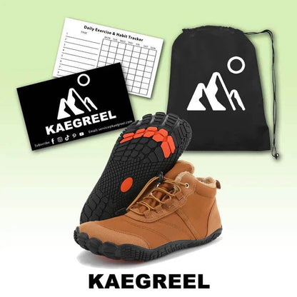 Snow Boots Winter Outdoor Camping Mountaineering Wear-Resistant Plus Velvet Warm Shoes Hiking Shoes Footwear Non-slip & Waterproof Winter Barefoot Shoe (Unisex)