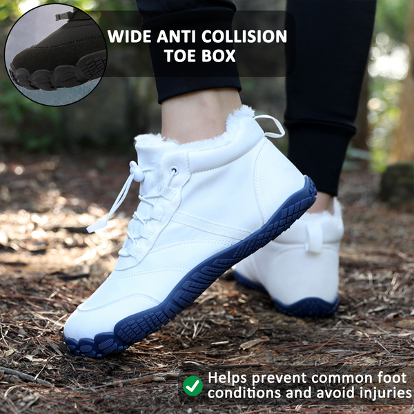 kaegreel winter barefoot shoes snow boots 31525 white