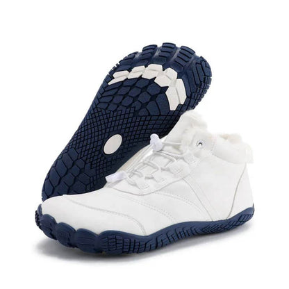 Snow Boots Winter Outdoor Camping Mountaineering Wear-Resistant Plus Velvet Warm Shoes Hiking Shoes Footwear Non-slip & Waterproof Winter Barefoot Shoe (Unisex)