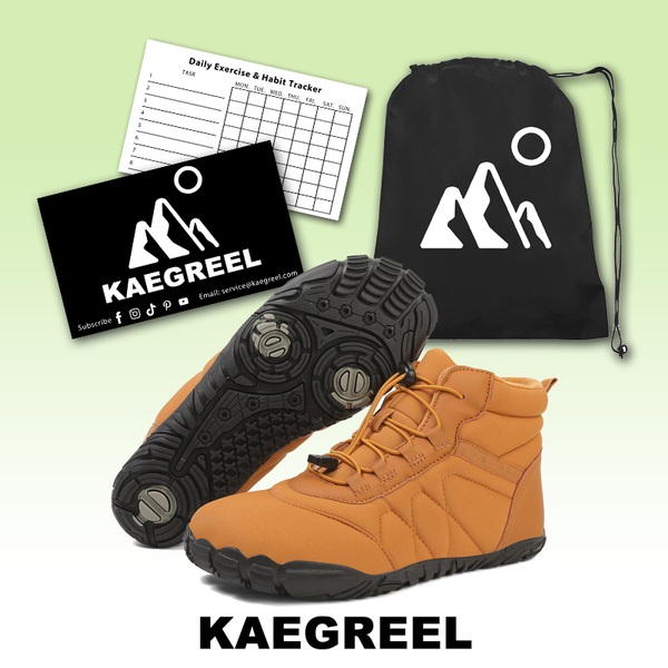 kaegreel winter barefoot shoes snow boots 31526 brown