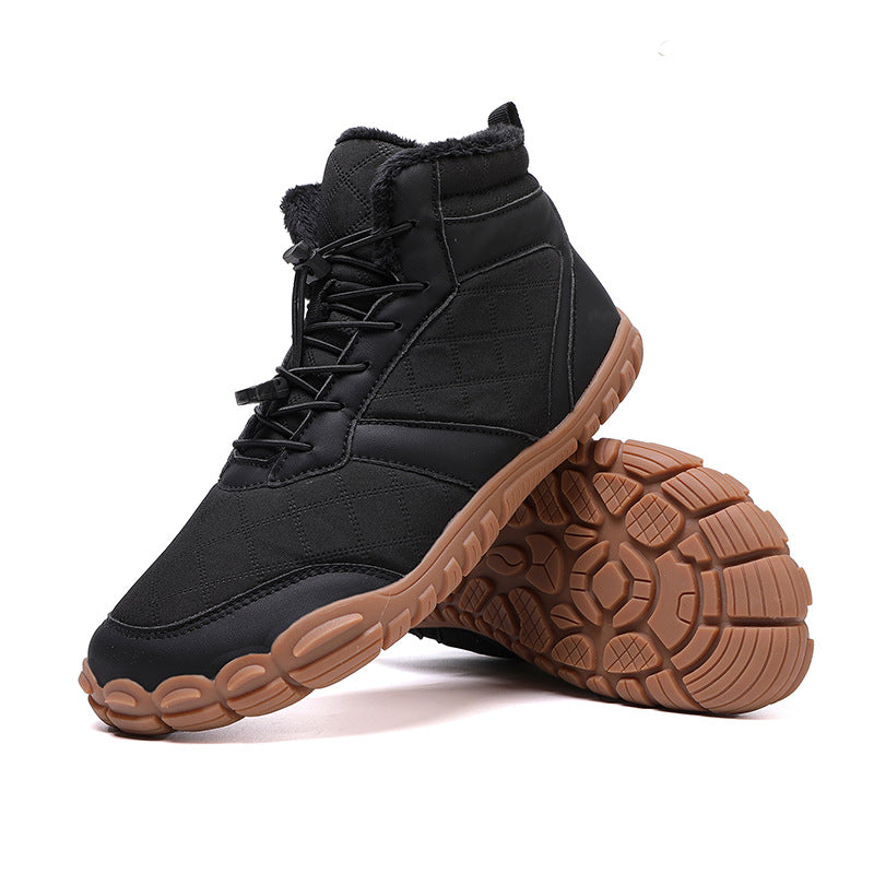 kaegreel winter barefoot shoes snow boots 31576 black