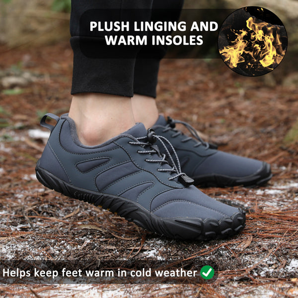 kaegreel winter barefoot shoes snow boots 31577 dark grey