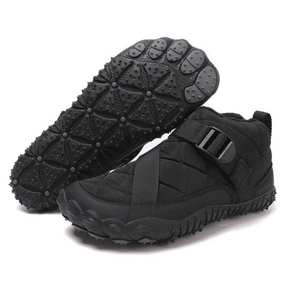 棉鞋跨境新款男女五指户外加绒加厚防水防滑耐磨棉鞋户外休闲雪地