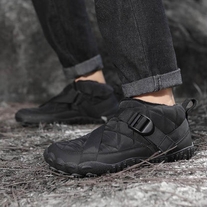 棉鞋跨境新款男女五指户外加绒加厚防水防滑耐磨棉鞋户外休闲雪地