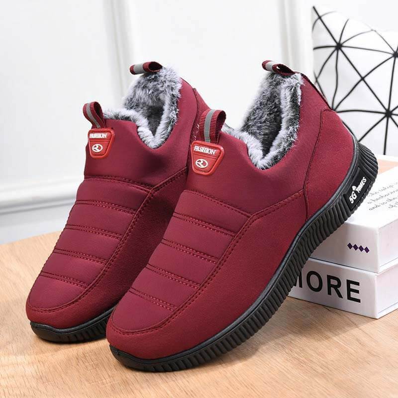 Women's Winter Cotton Shoes Soft-Sole Lined Snow Boots