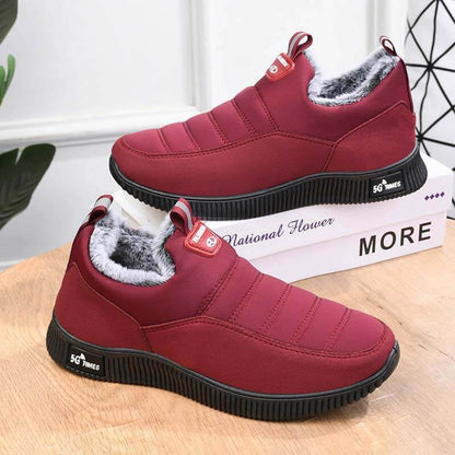 Women's Winter Cotton Shoes Soft-Sole Lined Snow Boots