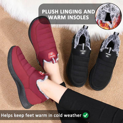 Women's Winter Cotton Shoes Soft-Sole Lined Snow Boots