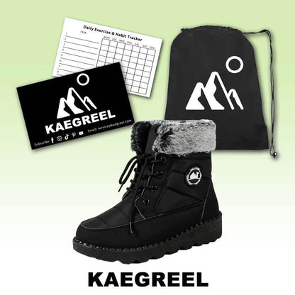 Women's Fashion Cotton Boots Thick-Sole Height-Increasing Long Boots Cold-Resistant Warm Snow Boots