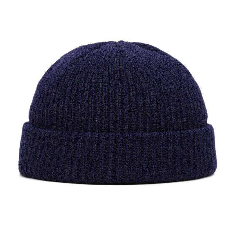Unisex Solid Color Knitted Wool Hat Skull Cap Beanie
