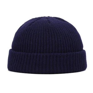 Unisex Solid Color Knitted Wool Hat Skull Cap Beanie