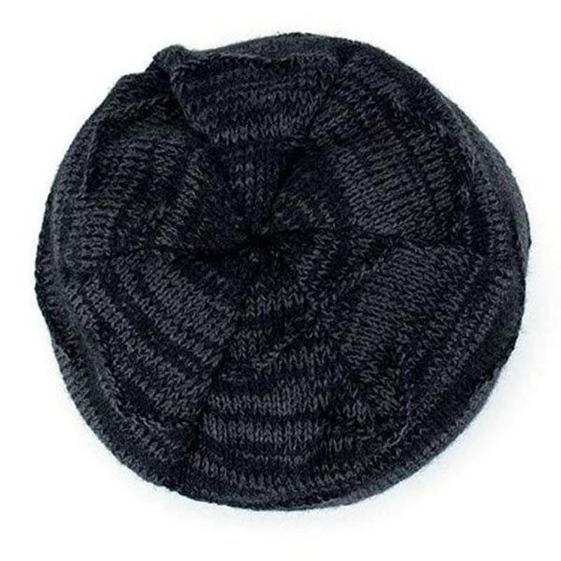 Couleur solide de couleur des femmes en tricot et en velours de velours chapeaux pour hommes pour hommes extérieur gardez les chapeaux chauds unisexes