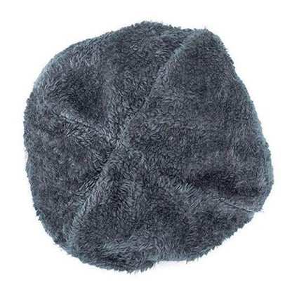 Couleur solide de couleur des femmes en tricot et en velours de velours chapeaux pour hommes pour hommes extérieur gardez les chapeaux chauds unisexes