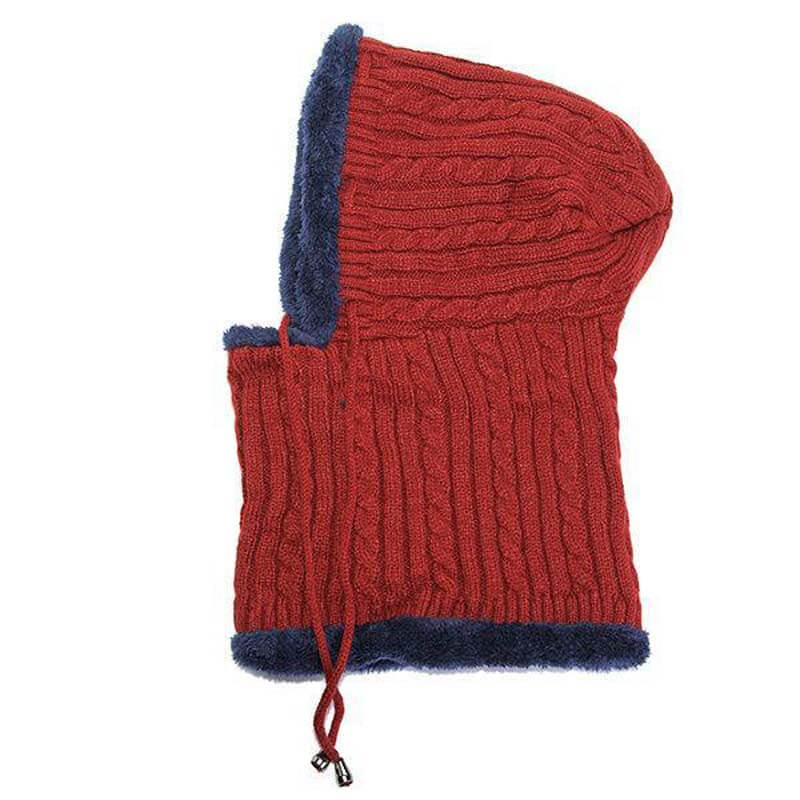 Frauen Männer Paare Mehrzweck Balaclava Gesichtsmaske Winter Gestrickte Schal Skullies Mützen Hat Neckwärmer