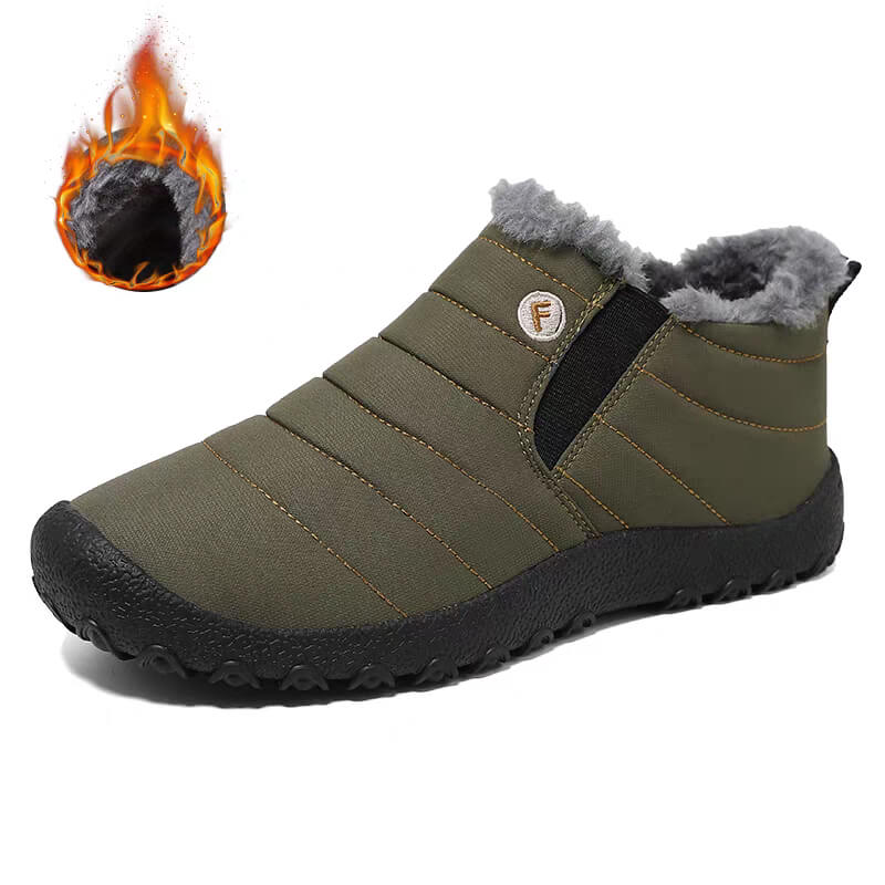 Stivali da neve all'aperto foderato di peli caldi impermeabili Unisex (le persone con piedi larghi/spessi/arcuati si consigliano di scegliere una scarpa più grande.)