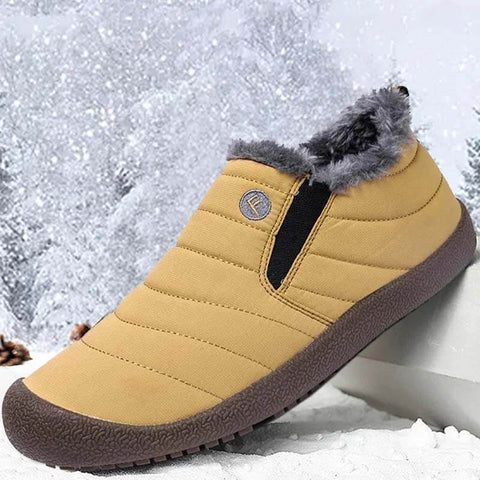 (FREE SHIPPING) Waterproof Warm Plush Lined Outdoor Snow Ankle Boots Unisex (People with wide/thick/arched feet are advised to choose a larger shoe.)