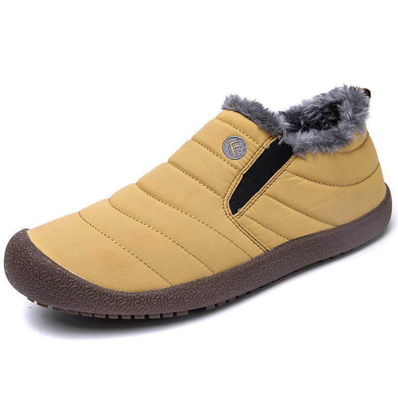 Botas de tobillo de nieve al aire libre con flauzo forrado de lujos al aire libre impermeables (se aconseja a las personas con pies anchos/gruesos/arqueados que elijan un zapato más grande).