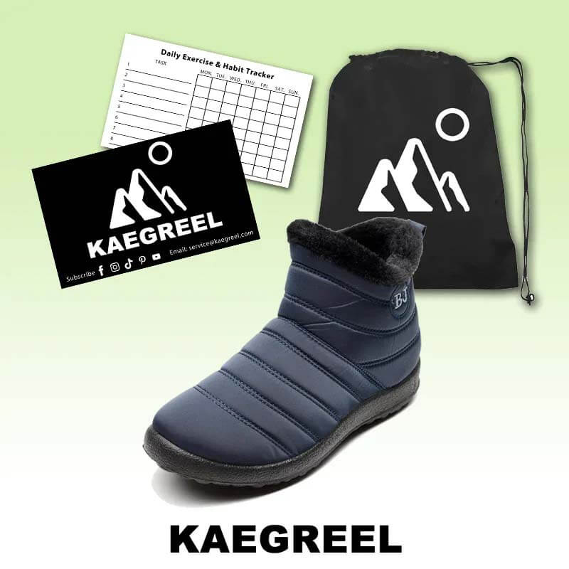 Rutschfeste wasserdichte Frauen Schneeschuhe mit Reißverschluss aus Baumwolle