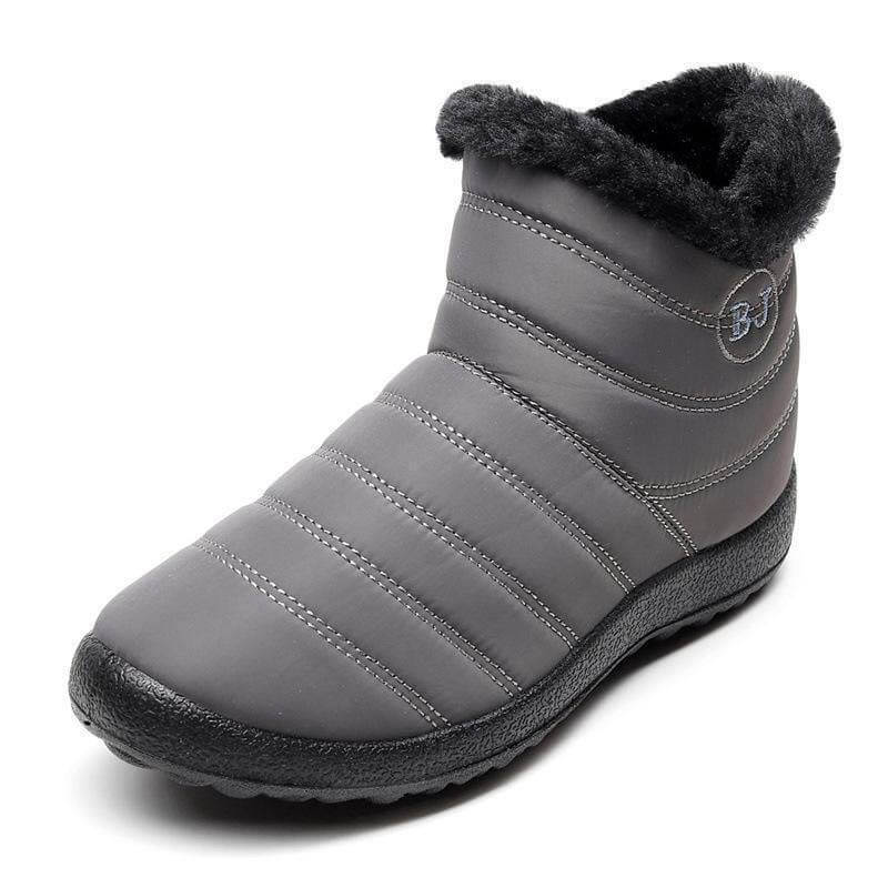 Rutschfeste wasserdichte Frauen Schneeschuhe mit Reißverschluss aus Baumwolle