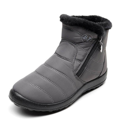 Damen Winter-Schneeschuhe aus dicker, plüschiger, wasserdichter Baumwolle