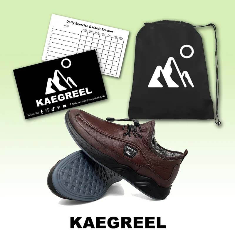 Doublure en peluche de Kaegreel Hommes Dispositif de dentelle élastique chaude antidérapante chaussures en cuir décontracté